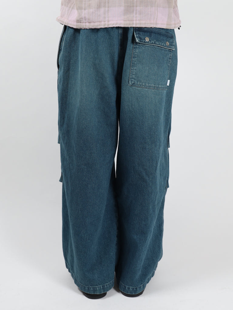 12oz parachute denim pants