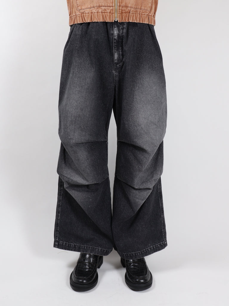 12oz parachute denim pants