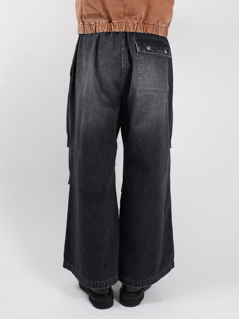 12oz parachute denim pants