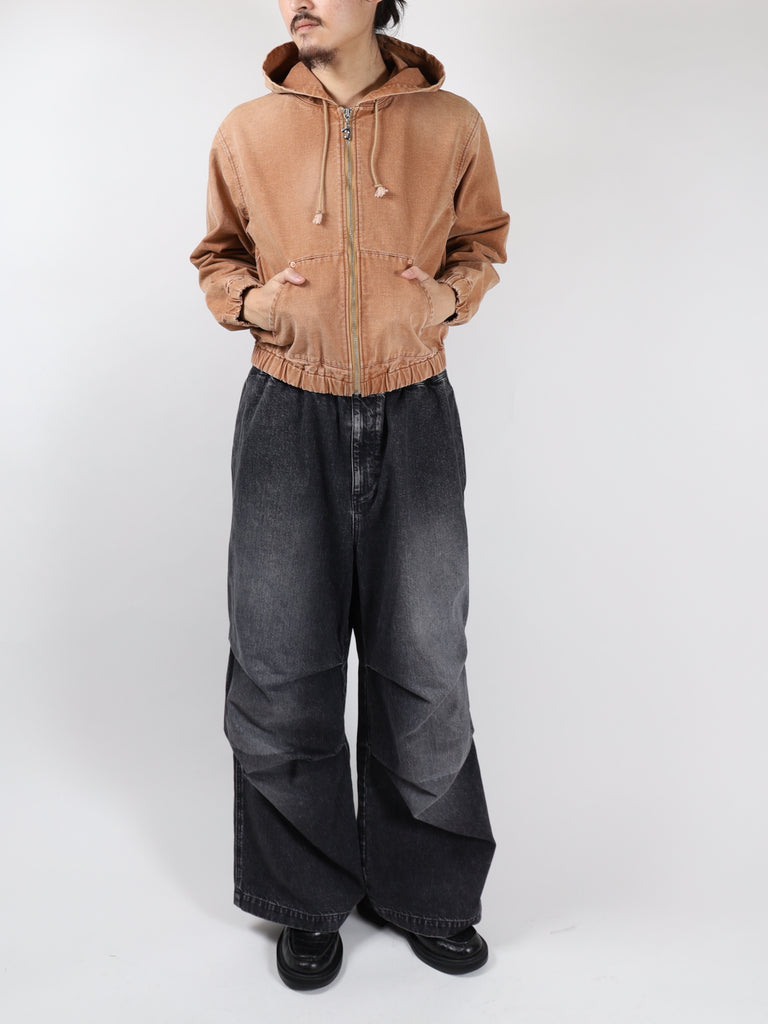 12oz parachute denim pants