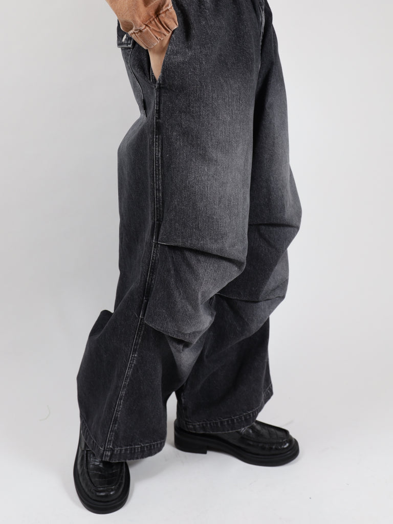 12oz parachute denim pants