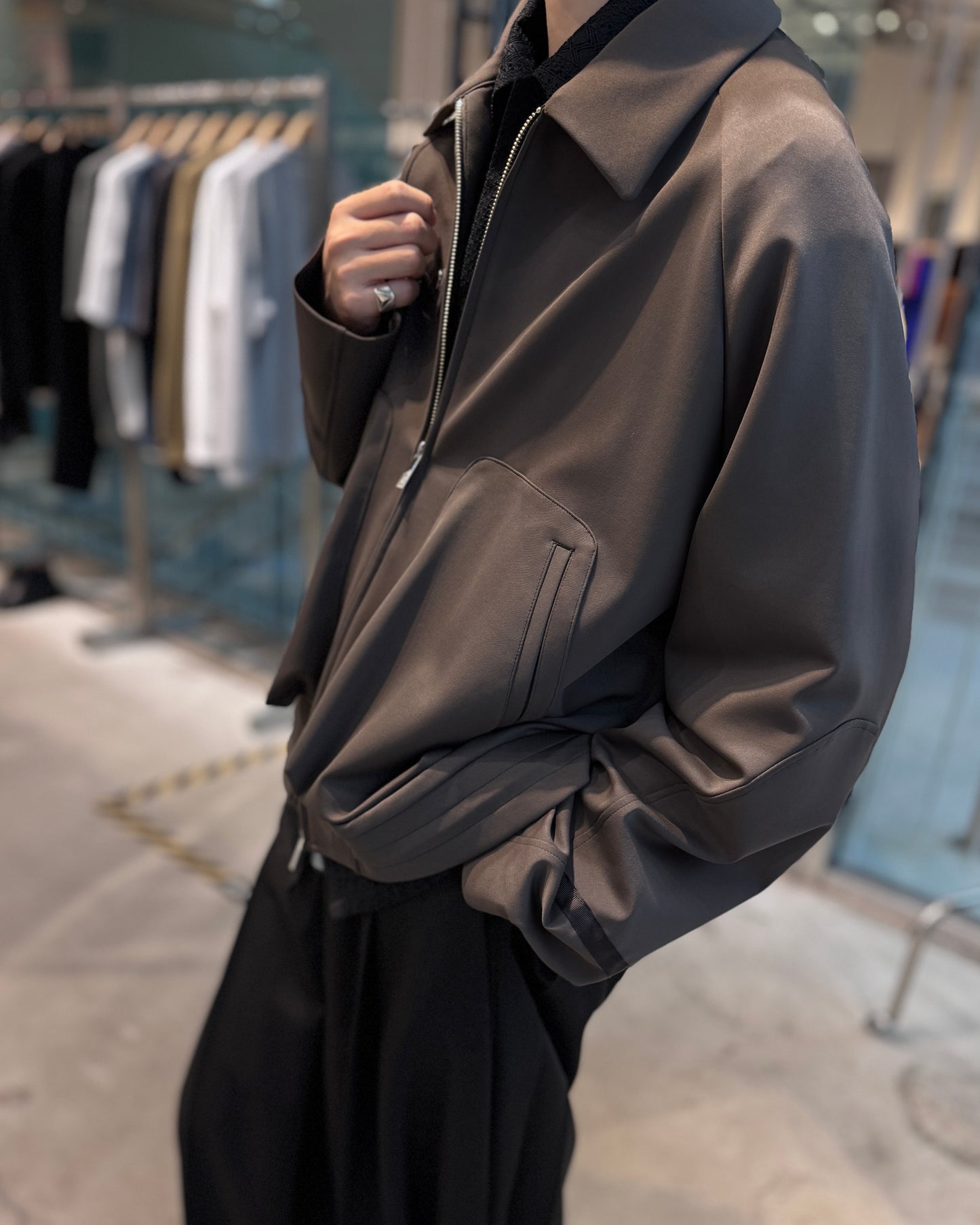 flight raglan blouson