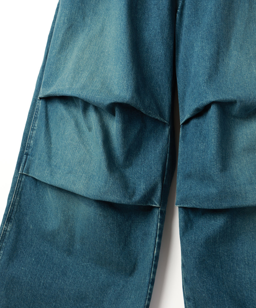 12oz parachute denim pants