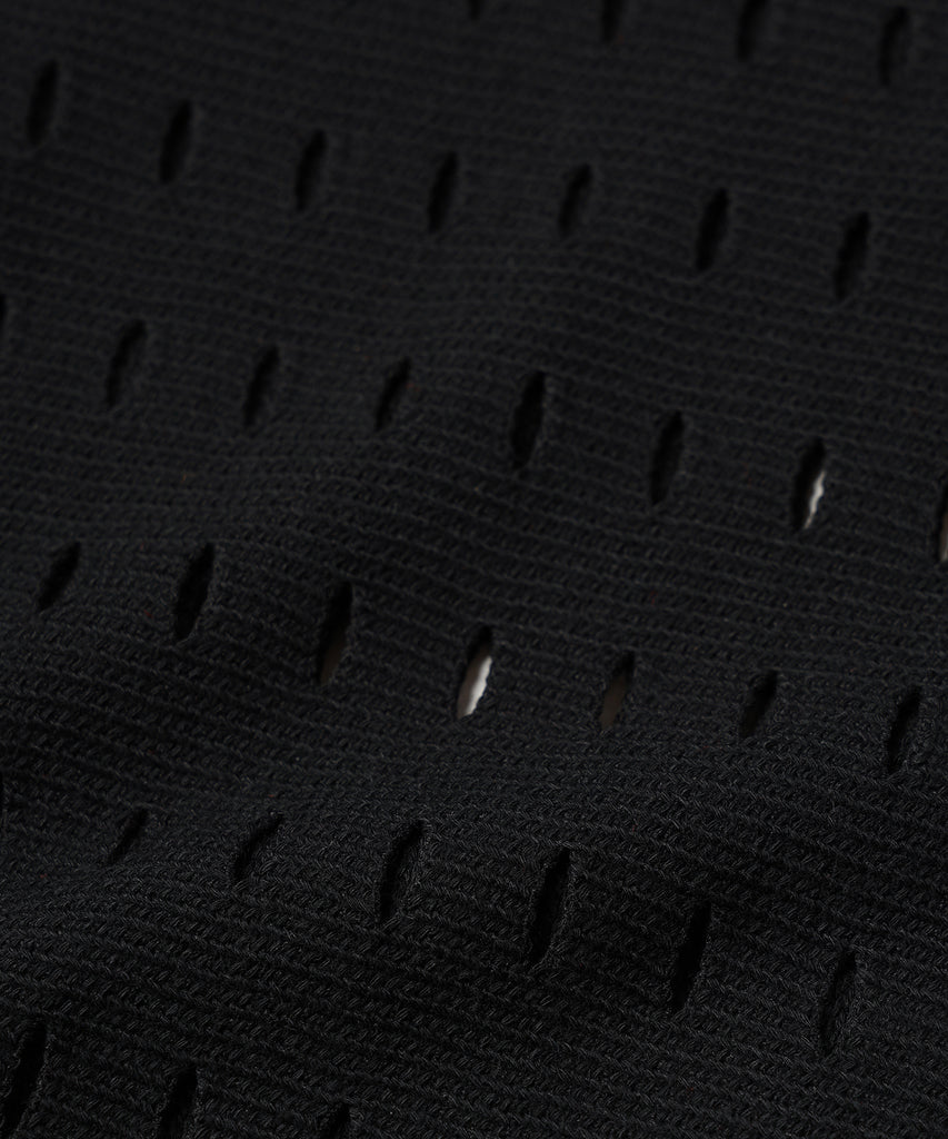 raschel hole zip hoodie