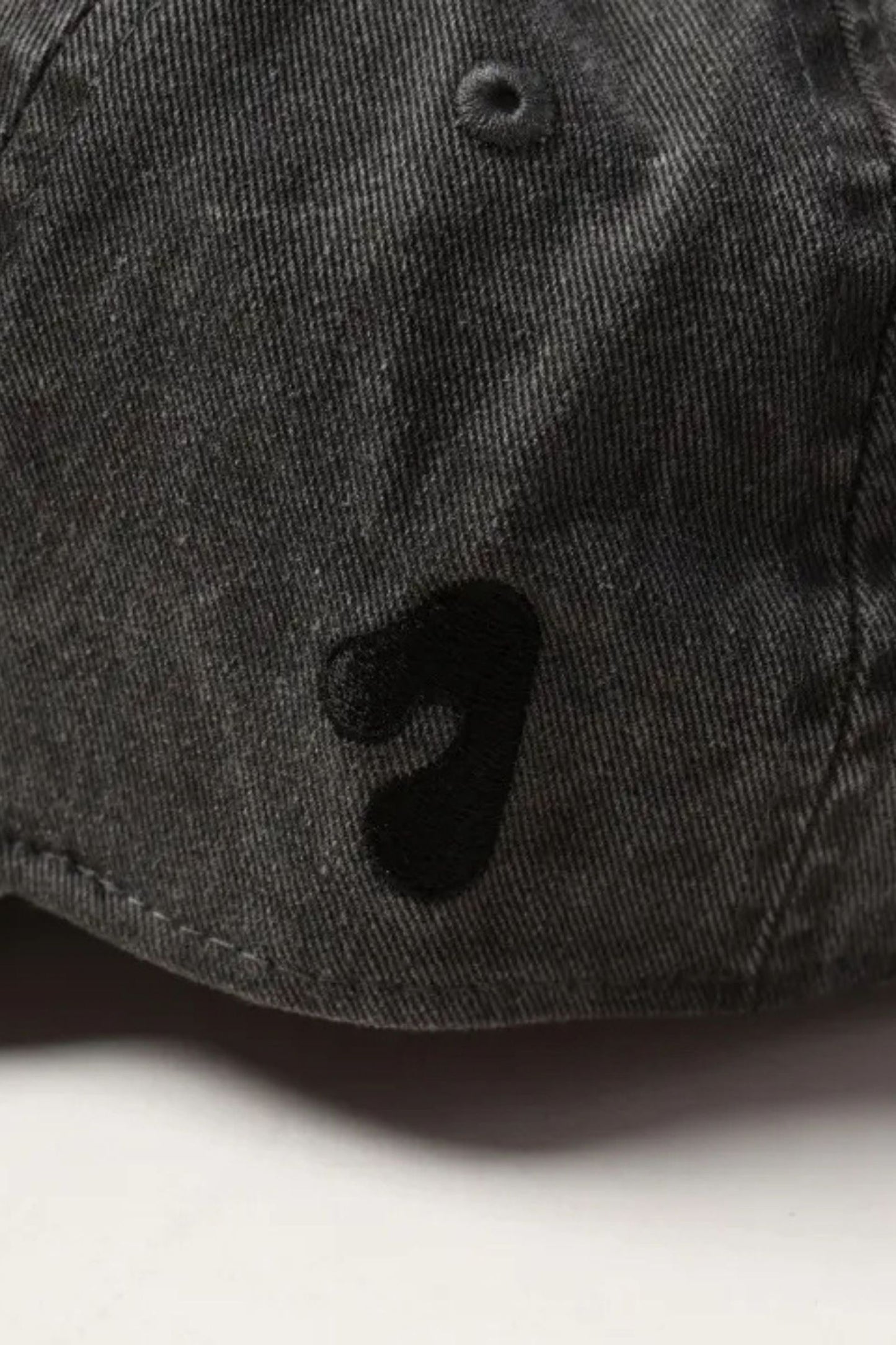 jieda logo damage dyed cap