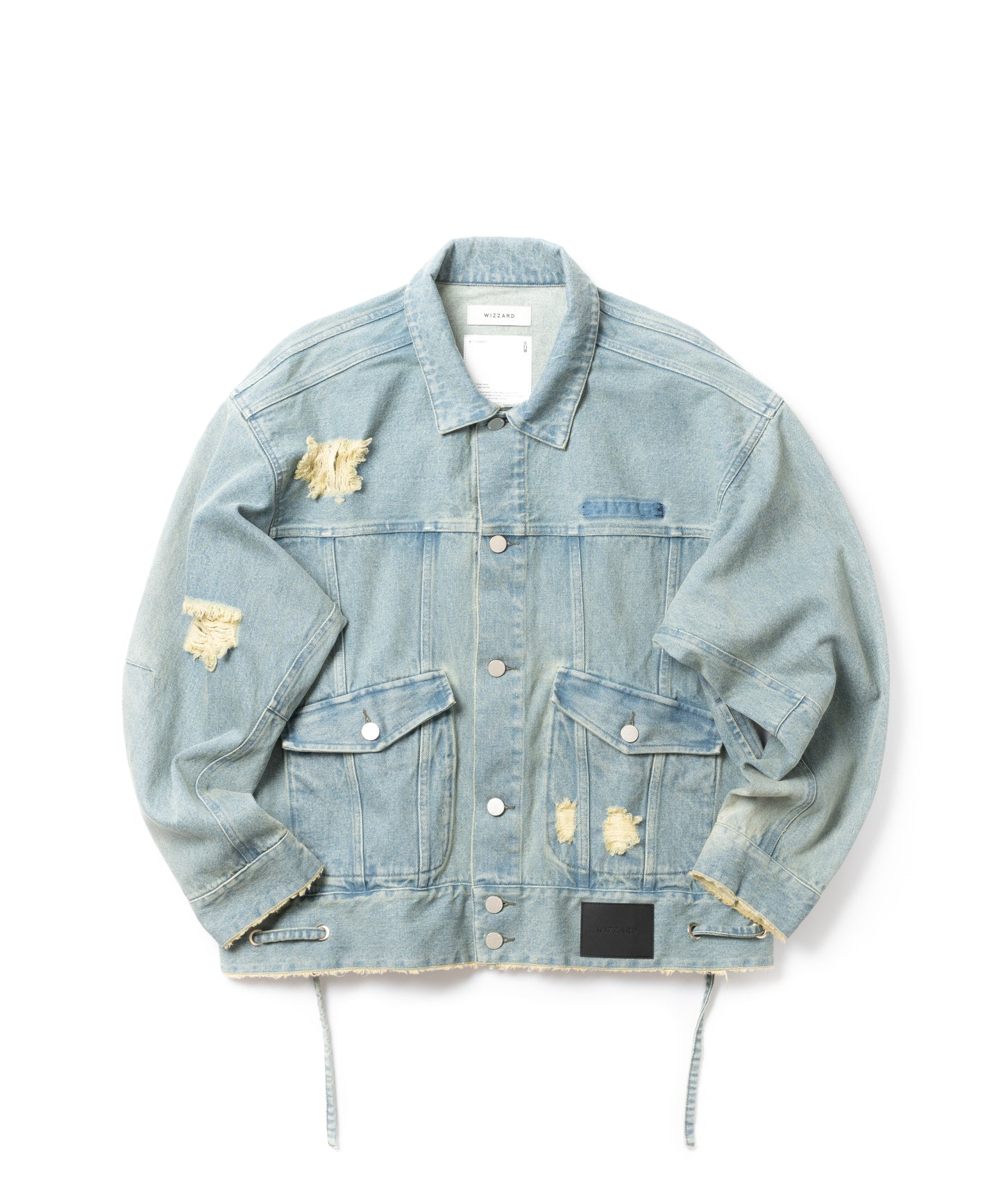 denim jacket damage