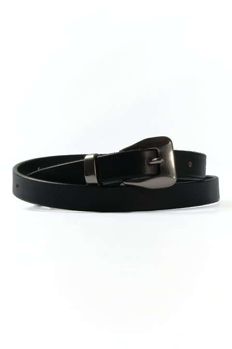 polish leather belt
