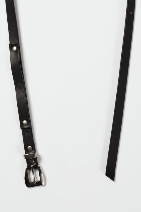 polish leather belt