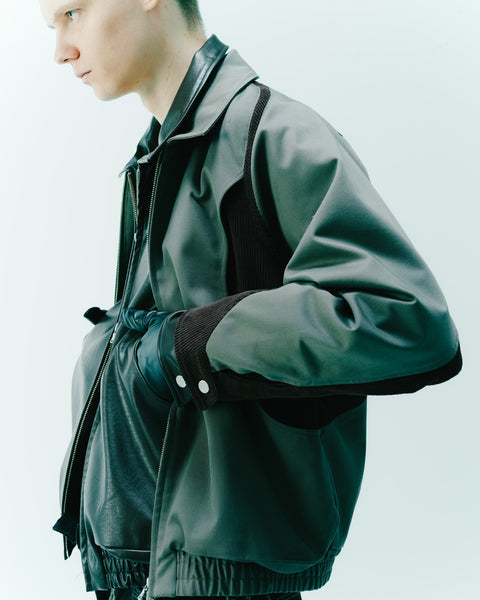 cut up harrington jacket