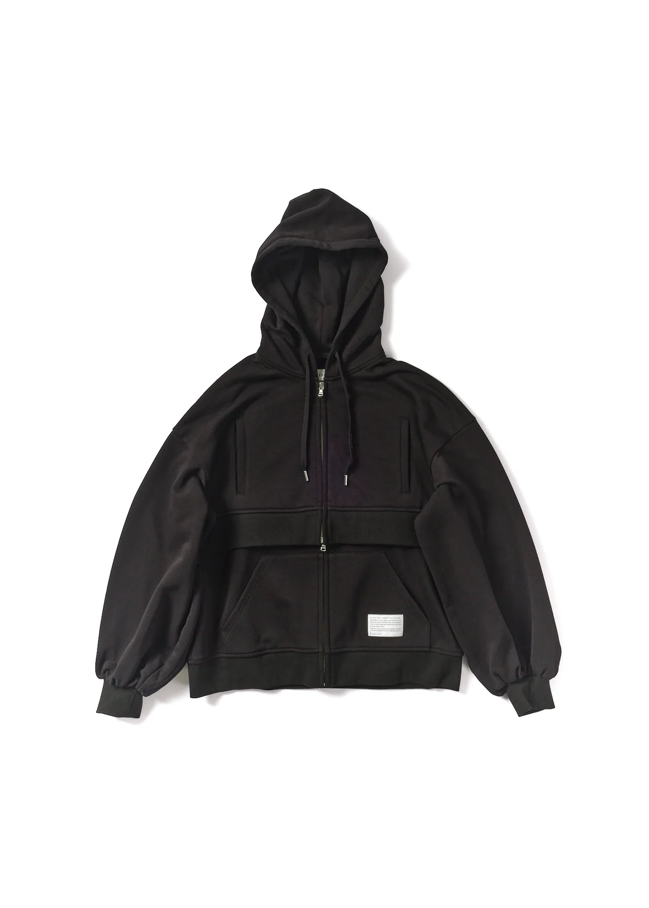 2way zip hoodie