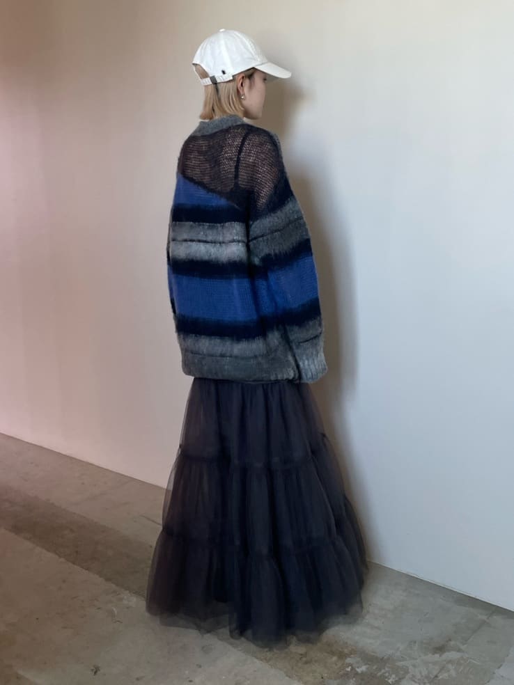 mohair border knit