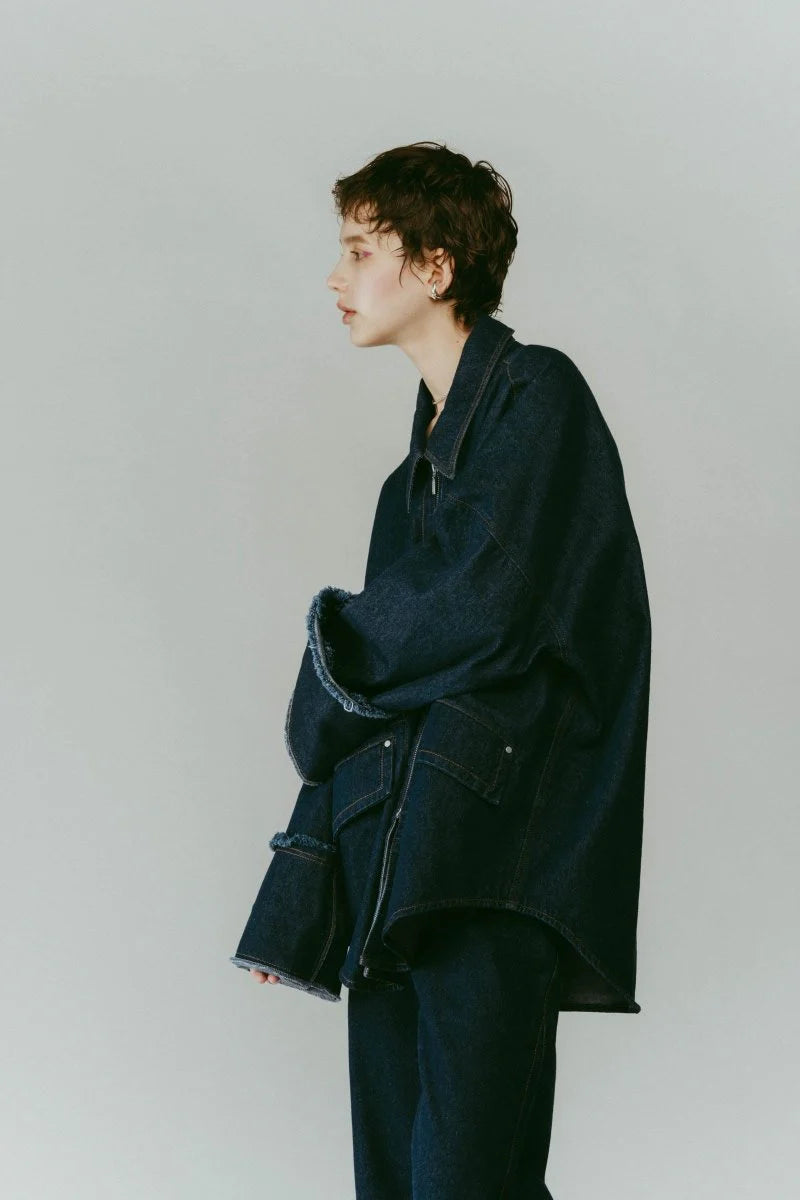 denim over shirt jacket(unisex)