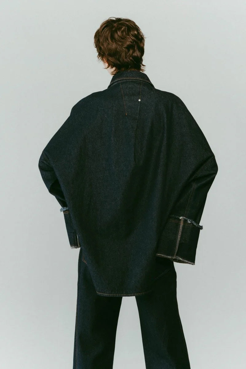 denim over shirt jacket(unisex)
