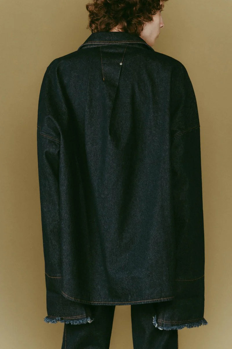denim over shirt jacket(unisex)