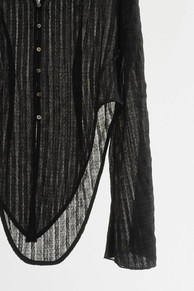 design sheer shirt