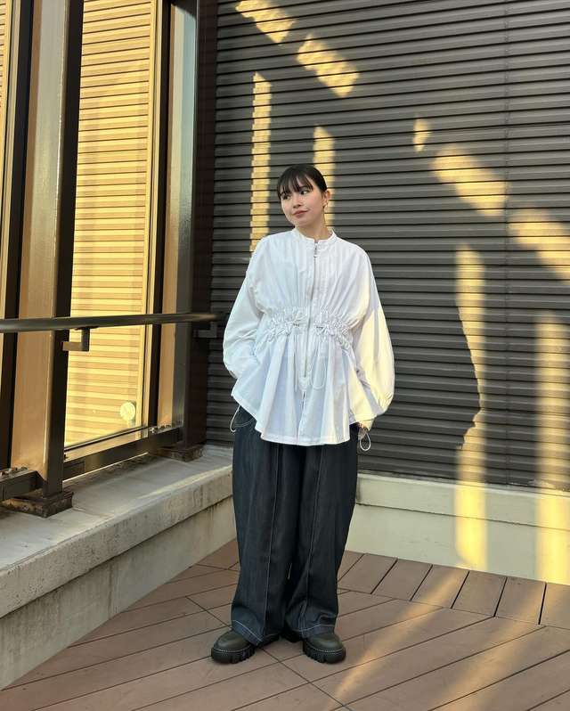 wave shirring 2way sh