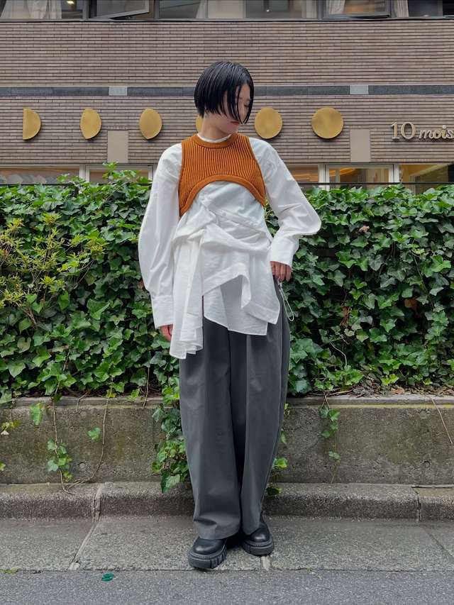 pattern mix shirt