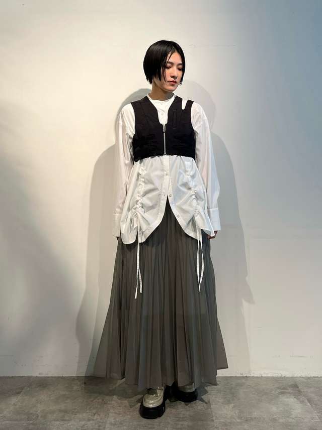 sheer origami pleats sk