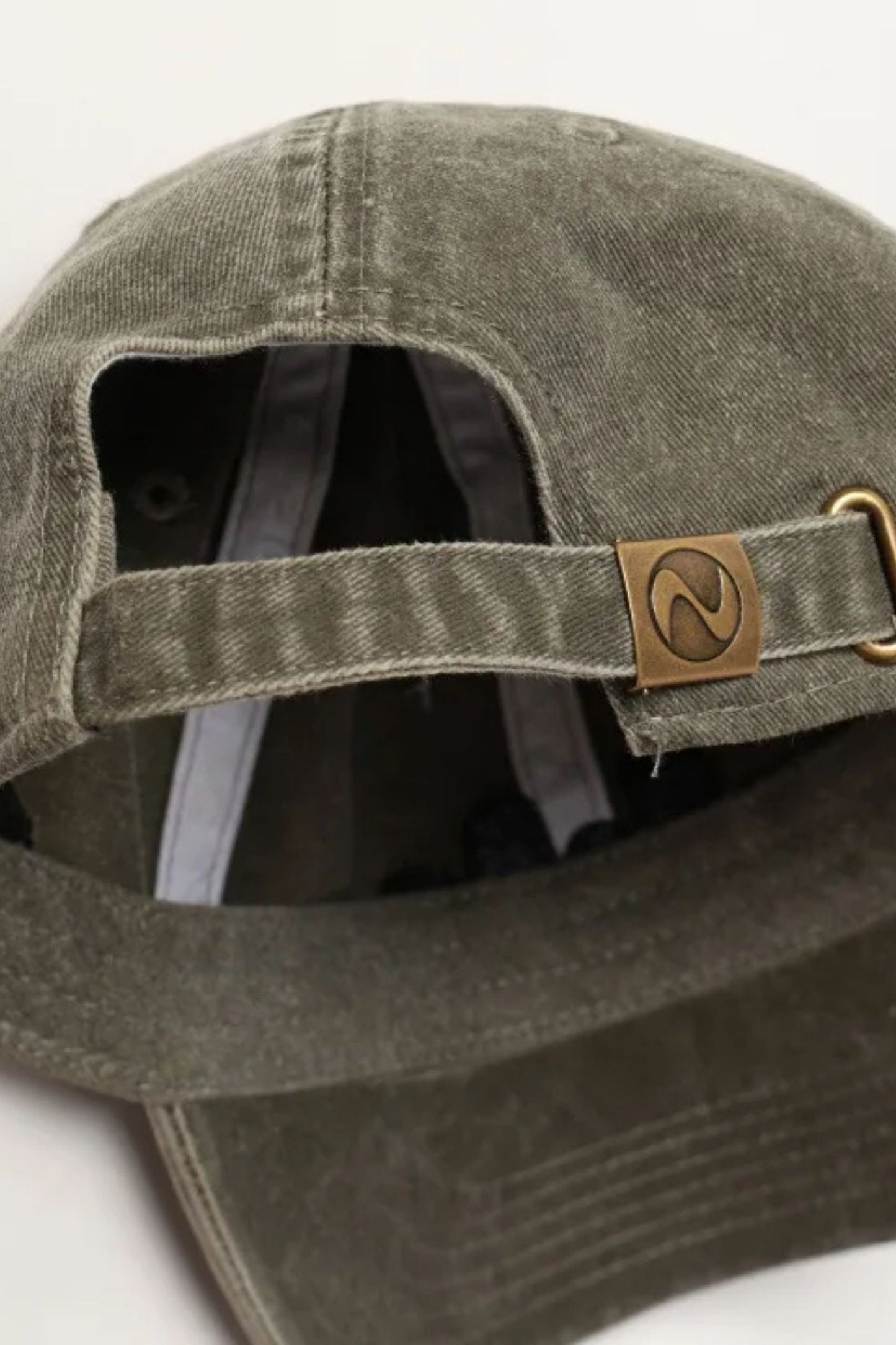 jieda logo damage dyed cap