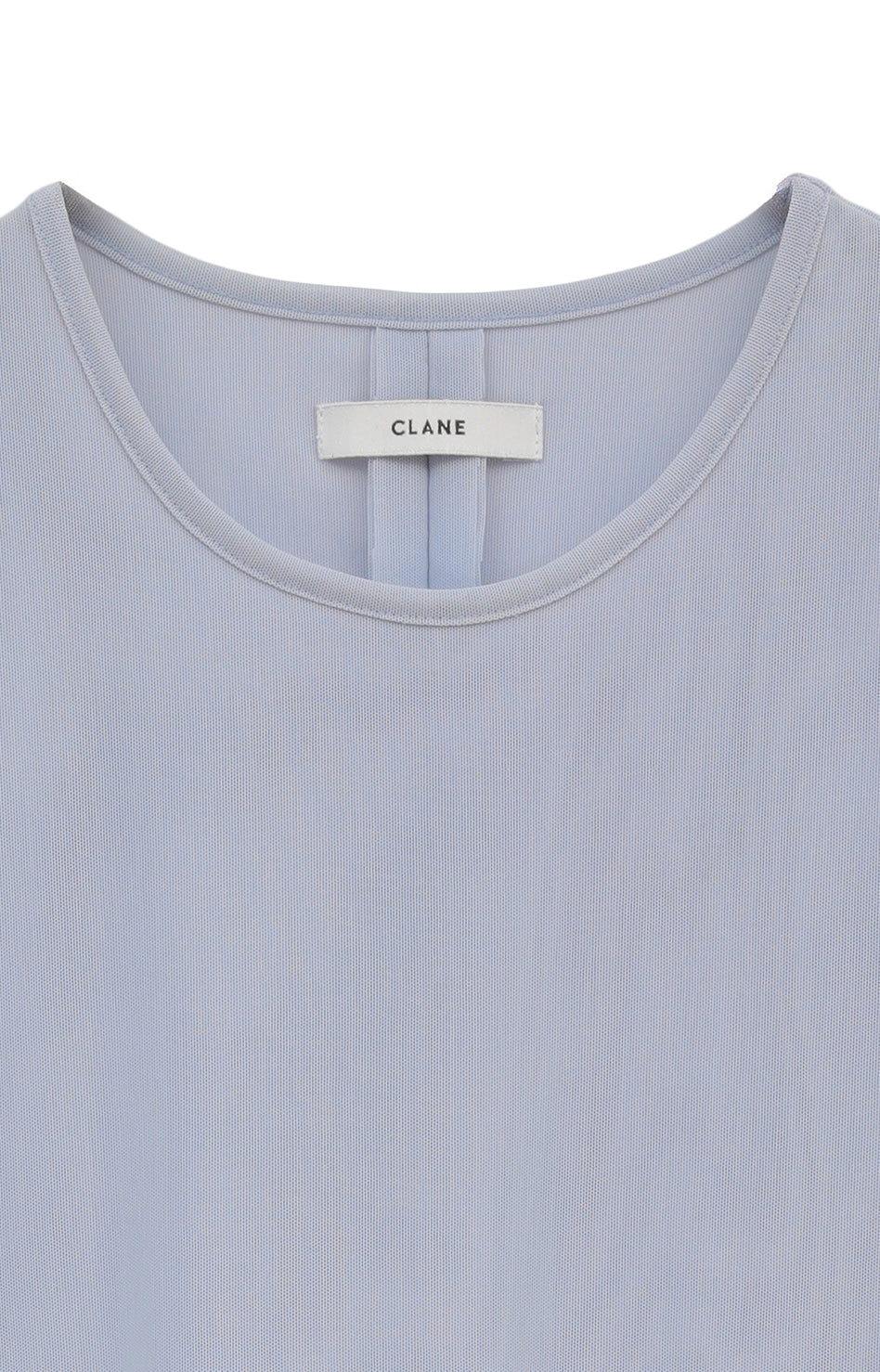 sheer mesh crew neck tops