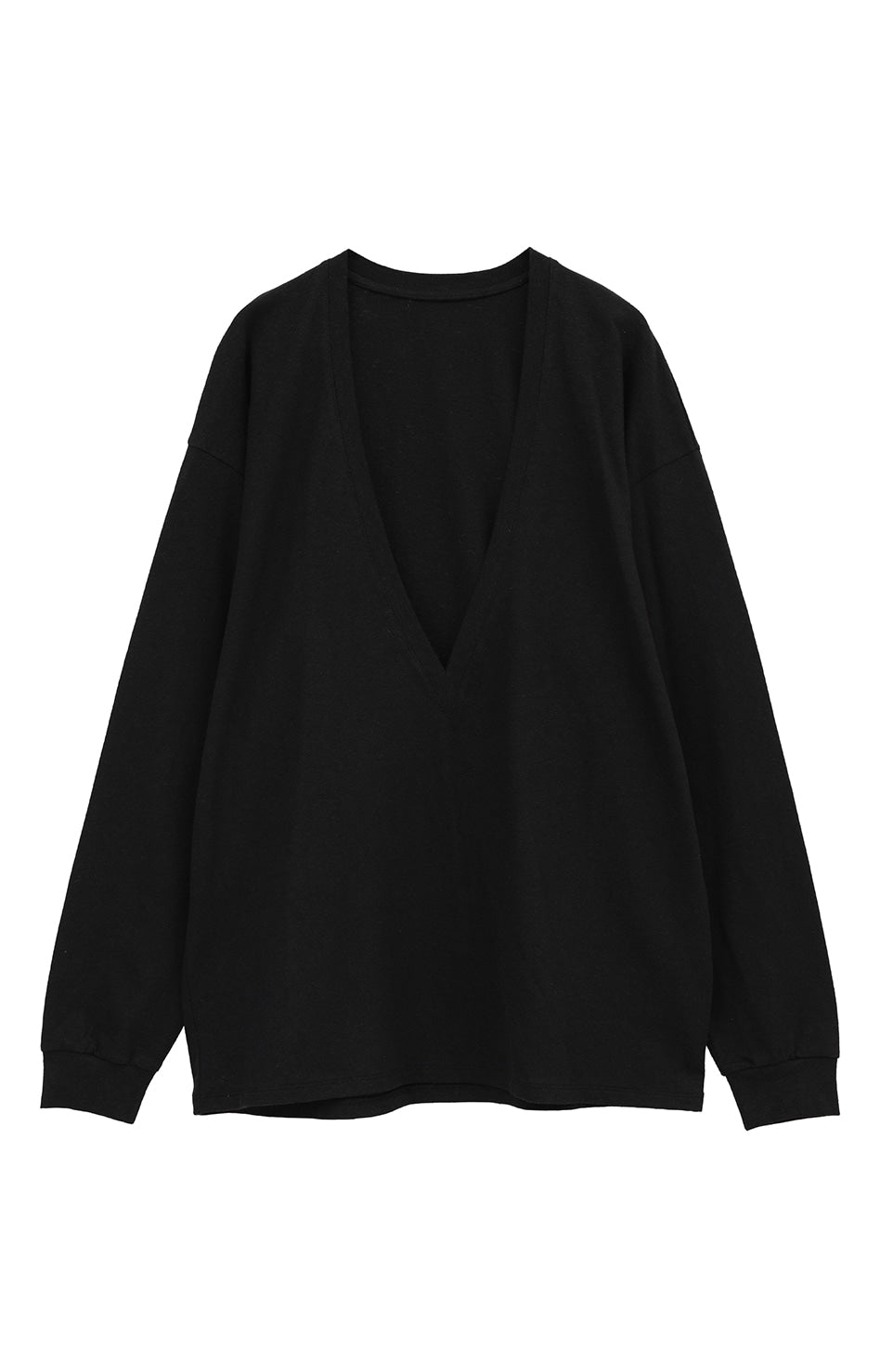 deep v neck tops