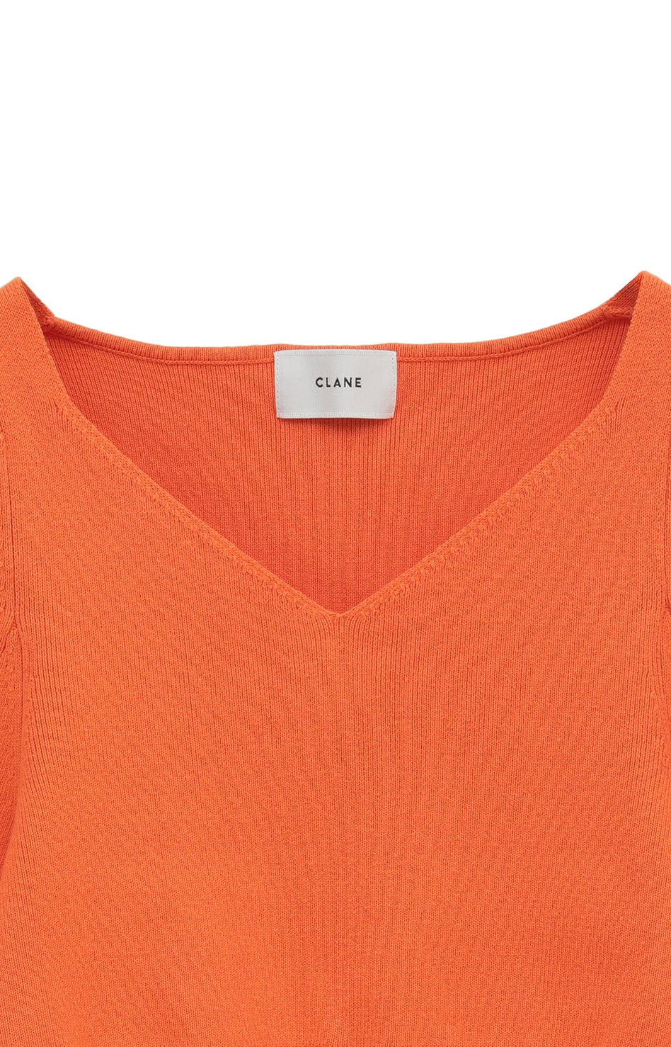 v neck short knit tops black