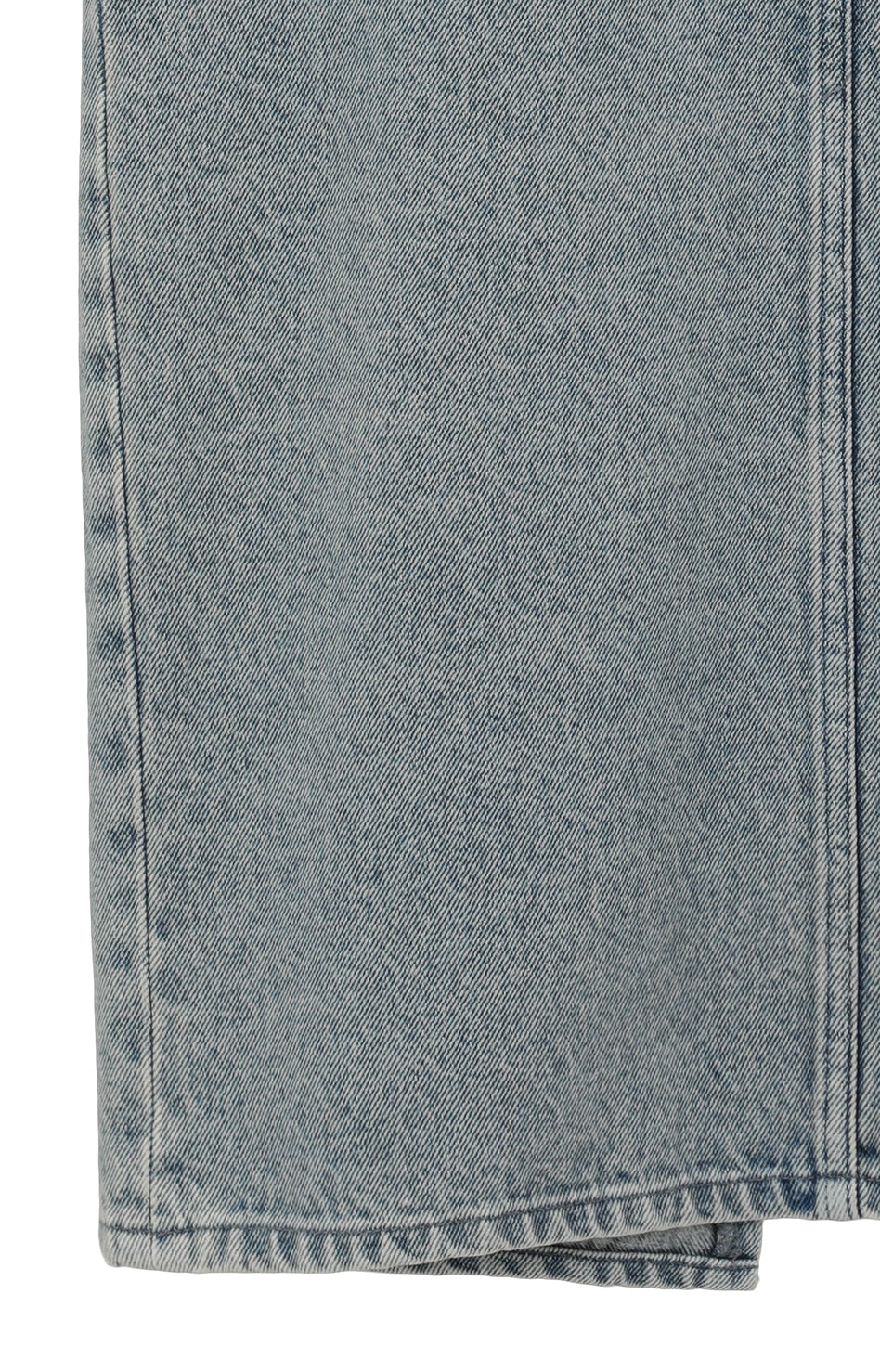 circle cut layered denim skirt