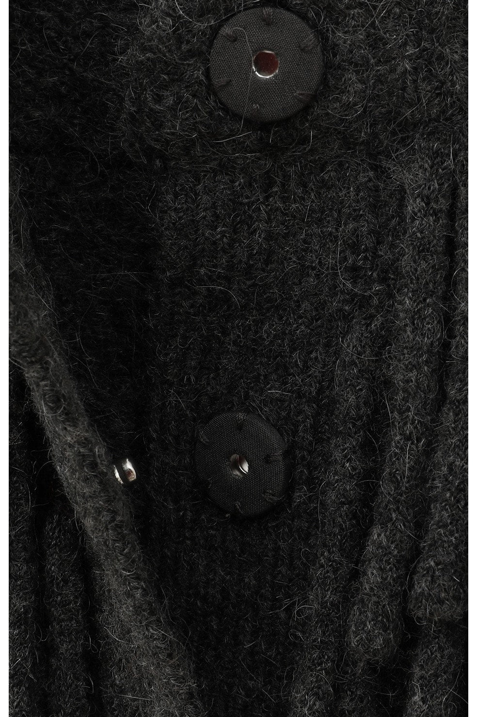 w face fringe knit vest