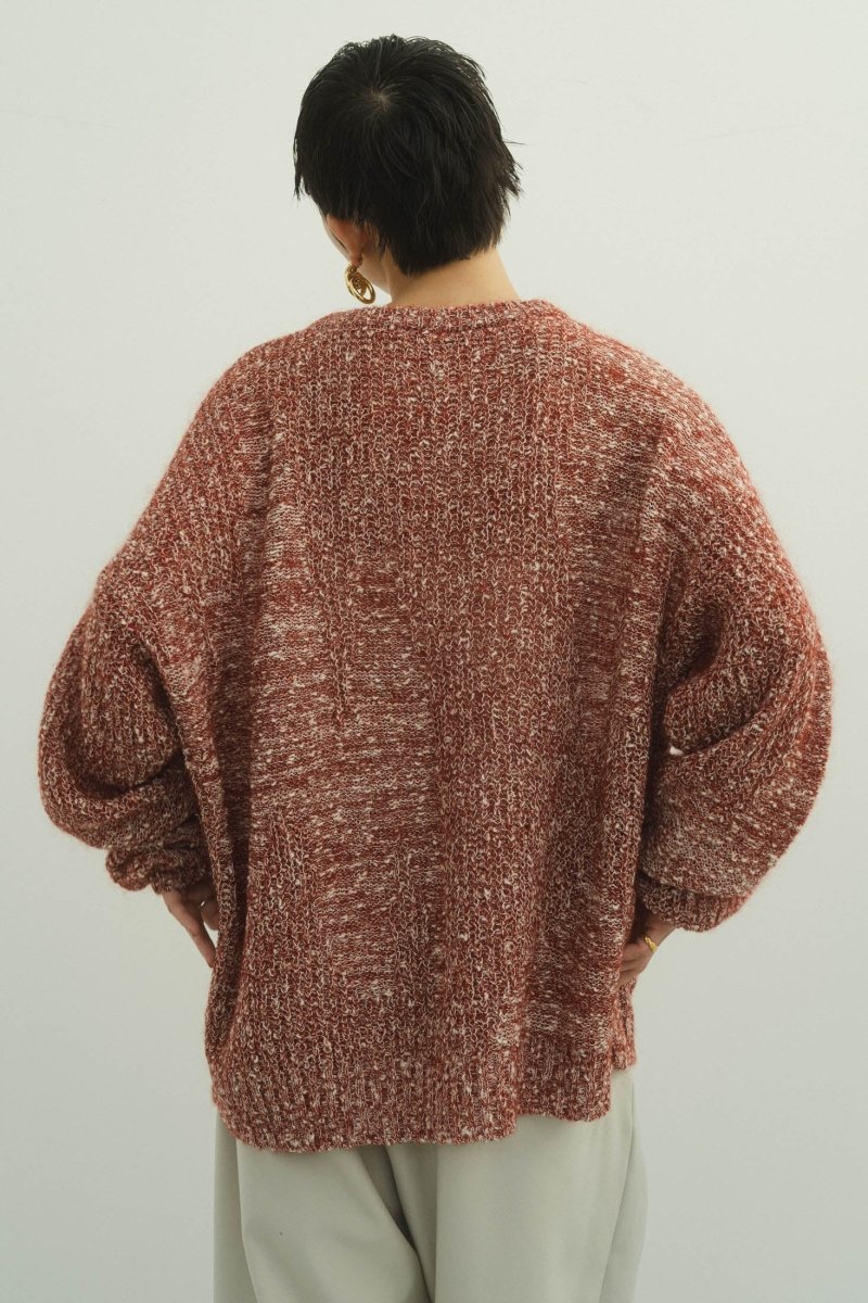 jaguard sheer knit