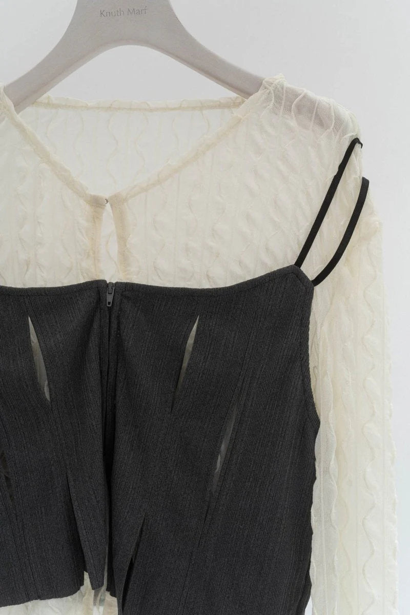 layered sheer tops