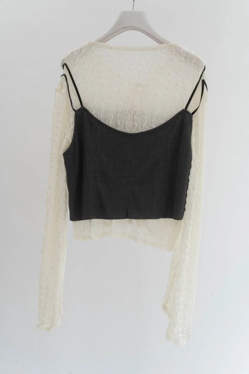 layered sheer tops