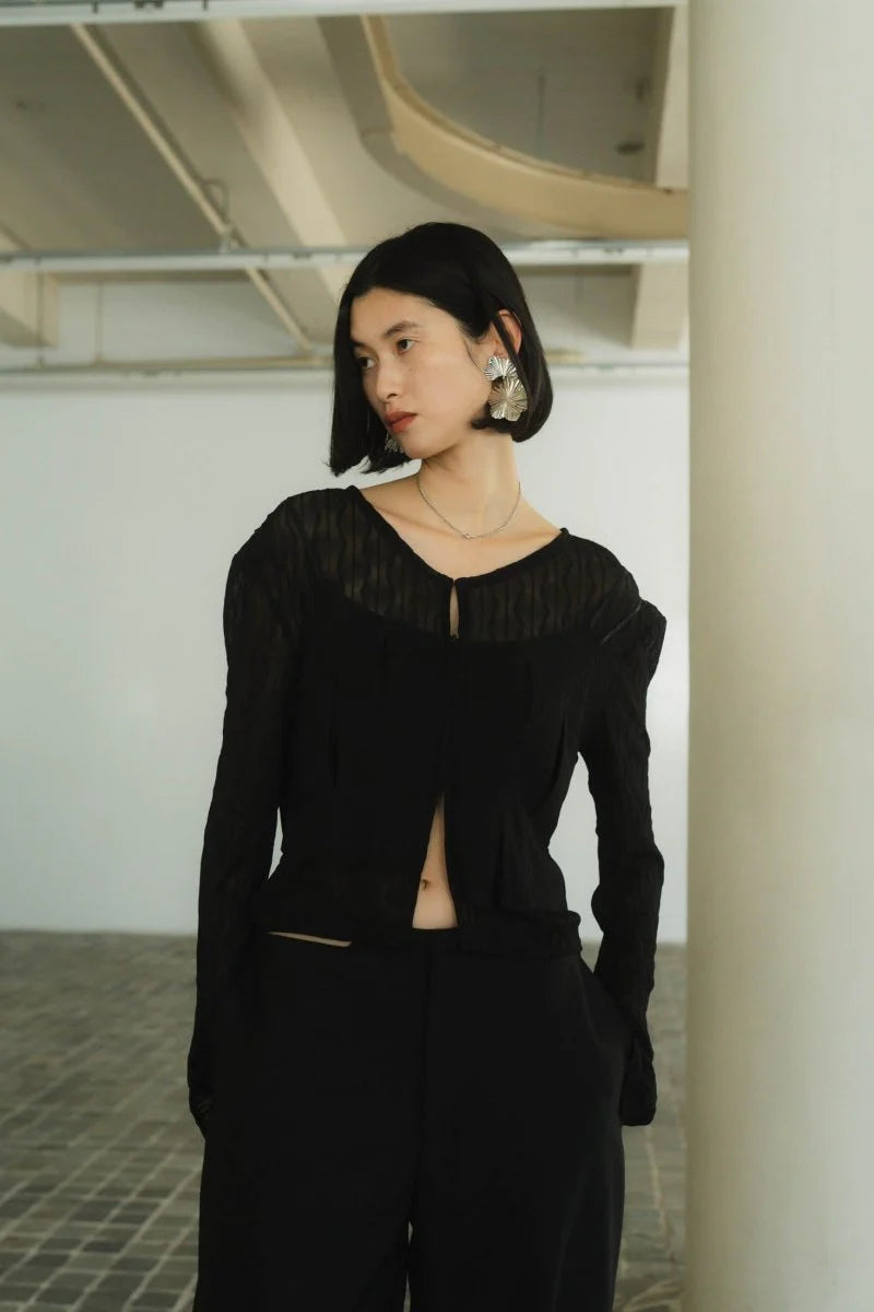 layered sheer tops