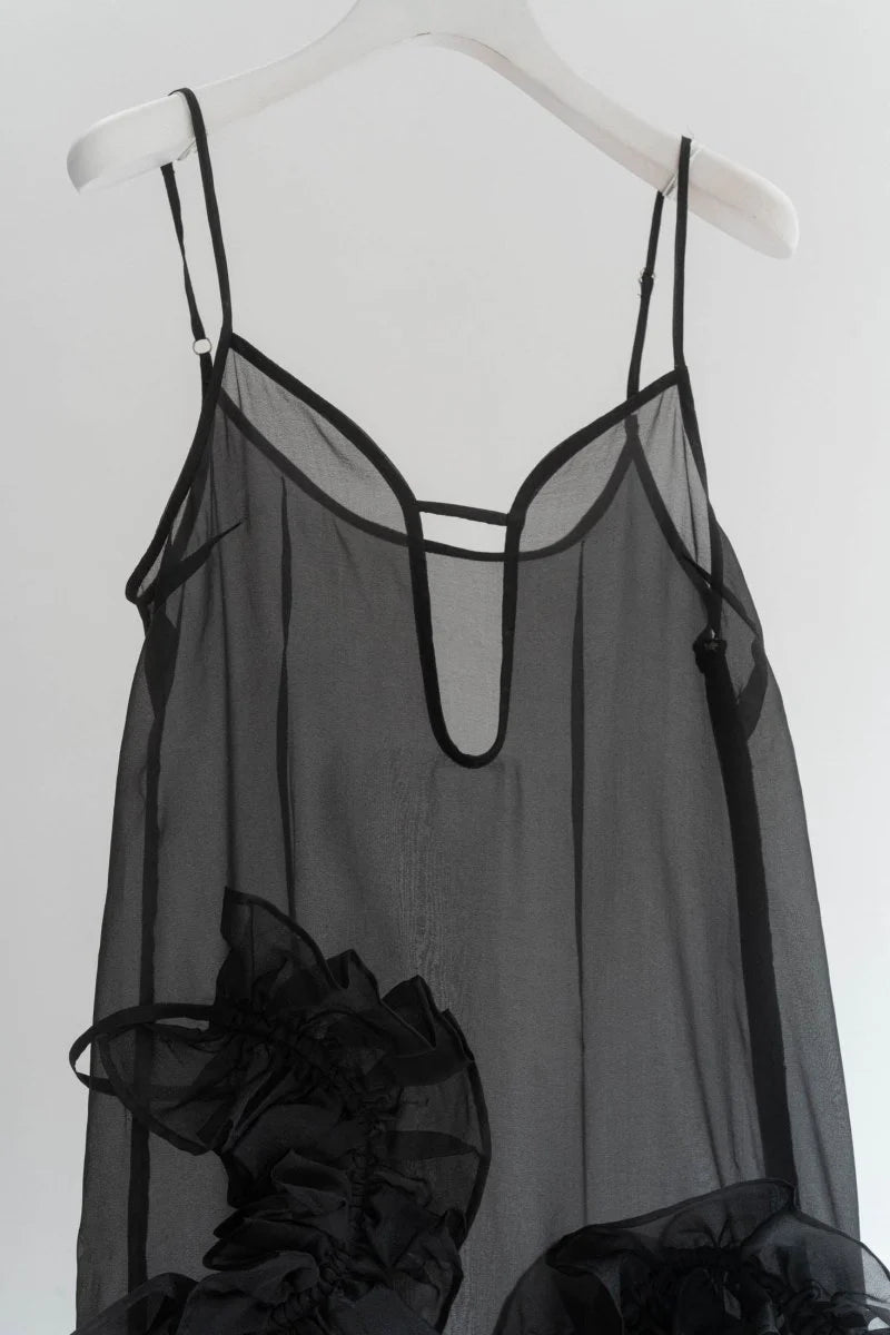 layered tulle one piece