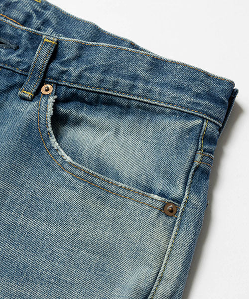 15oz old selvage denim vintage relax tapered jeans