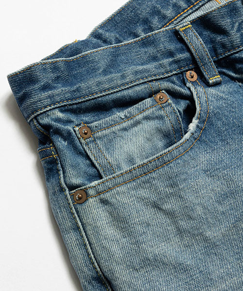 15oz old selvage denim vintage relax tapered jeans