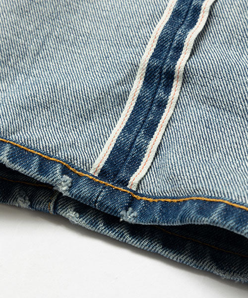 15oz old selvage denim vintage relax tapered jeans