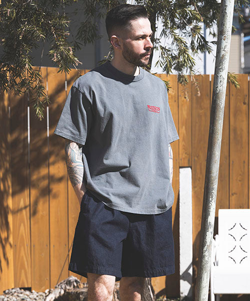 sulfur dyes 12/1 emerald cotton embroidery crew t-shirt