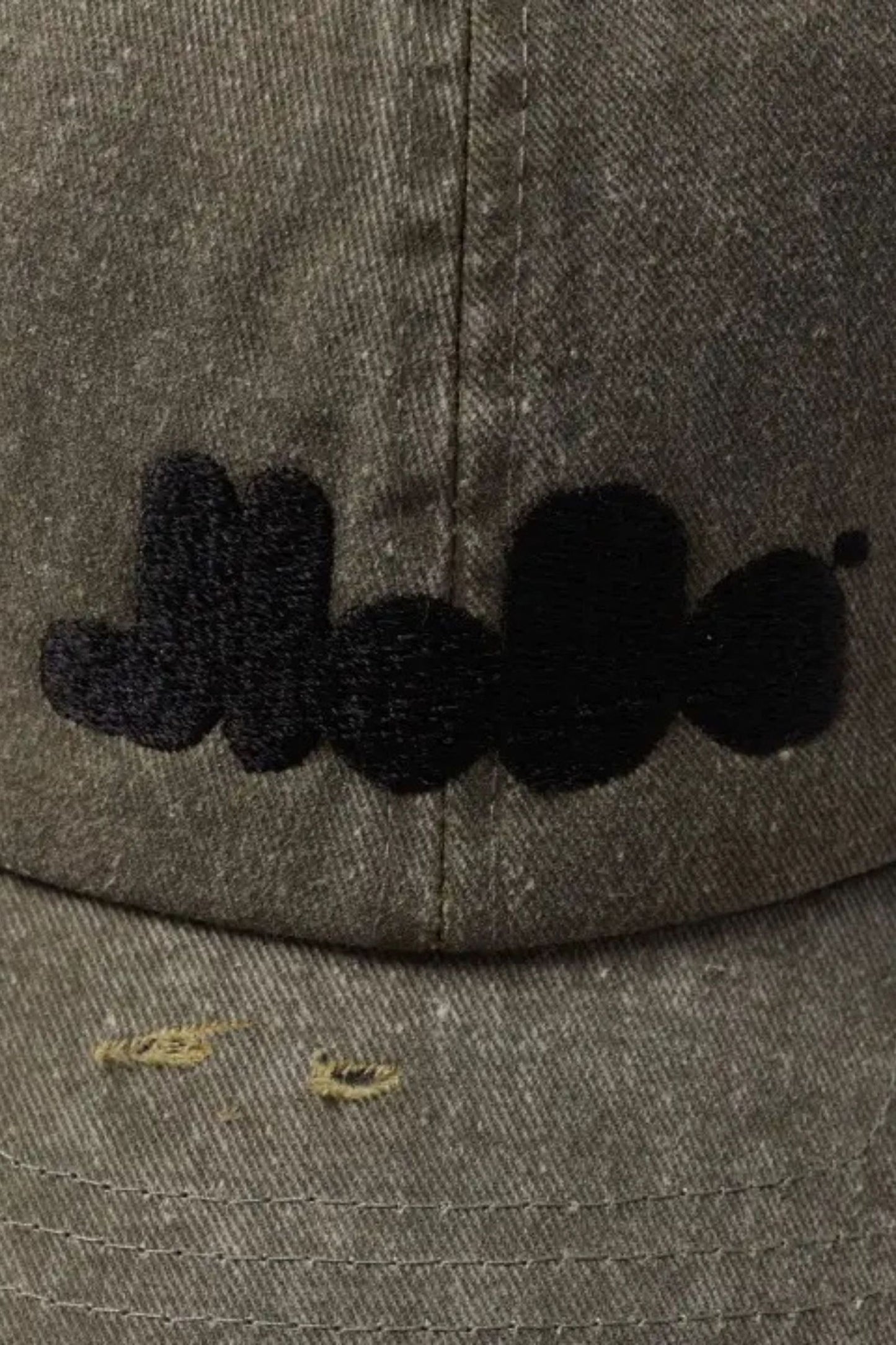 jieda logo damage dyed cap