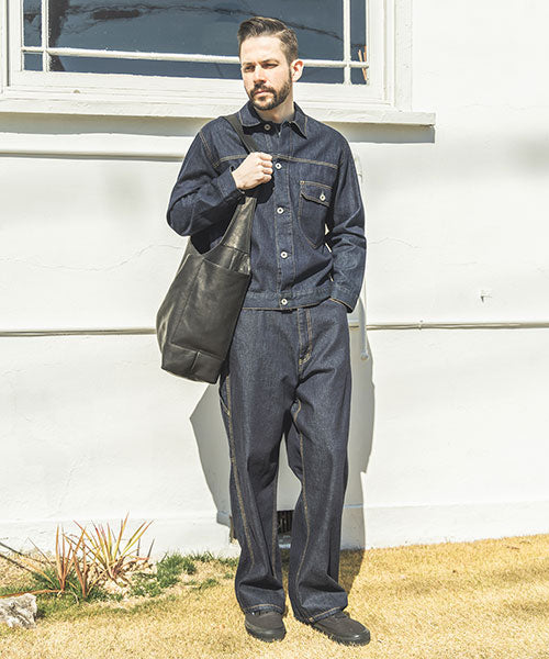 imperma-leather / one shoulder bag