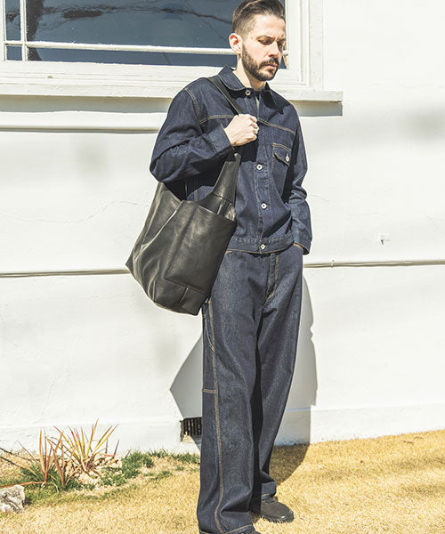 imperma-leather / one shoulder bag