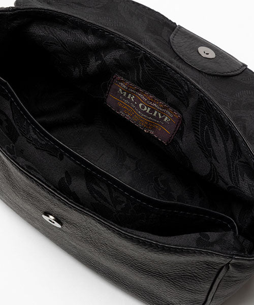 imperma-leather / neat shoulder bag
