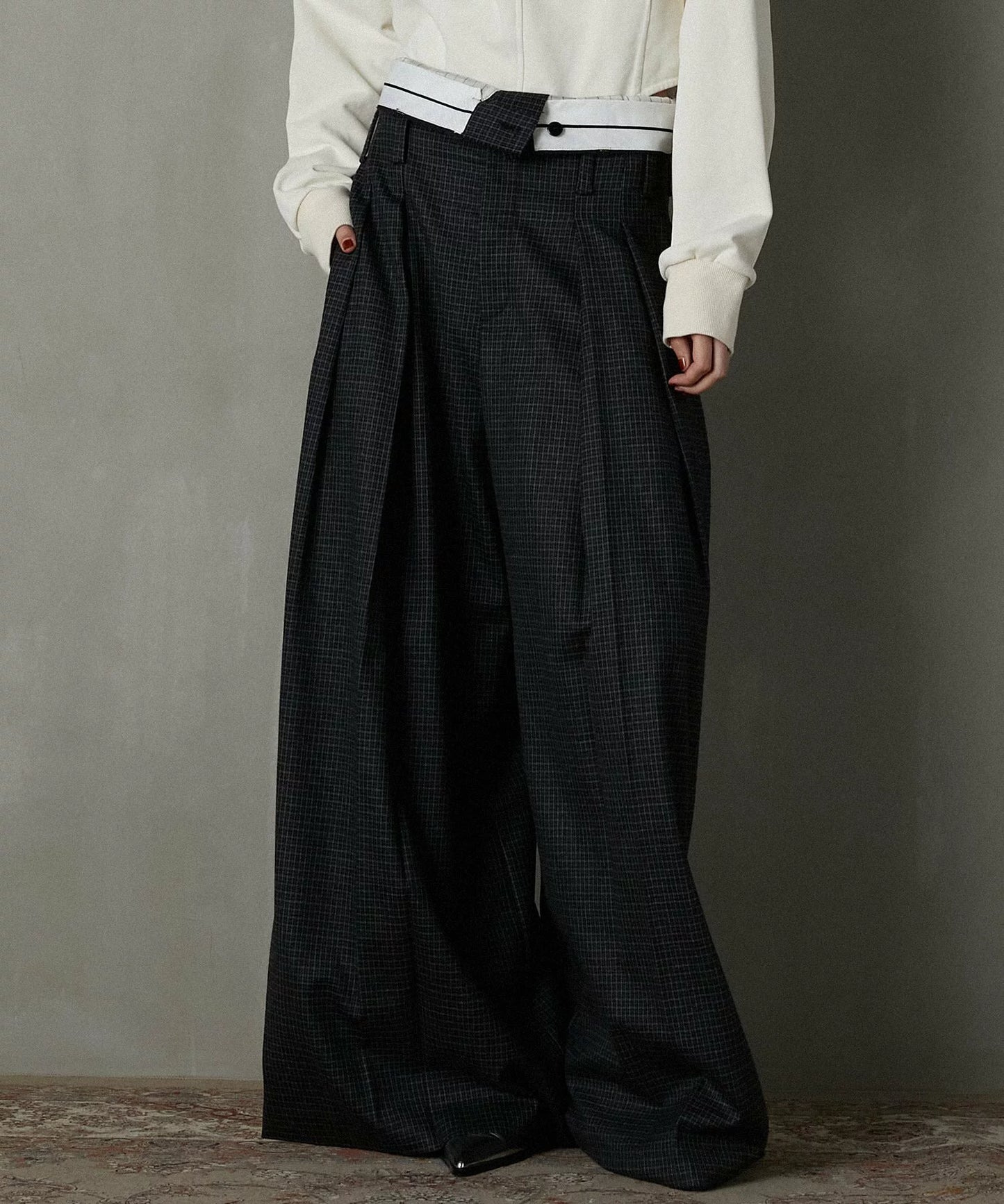 super high waist pants