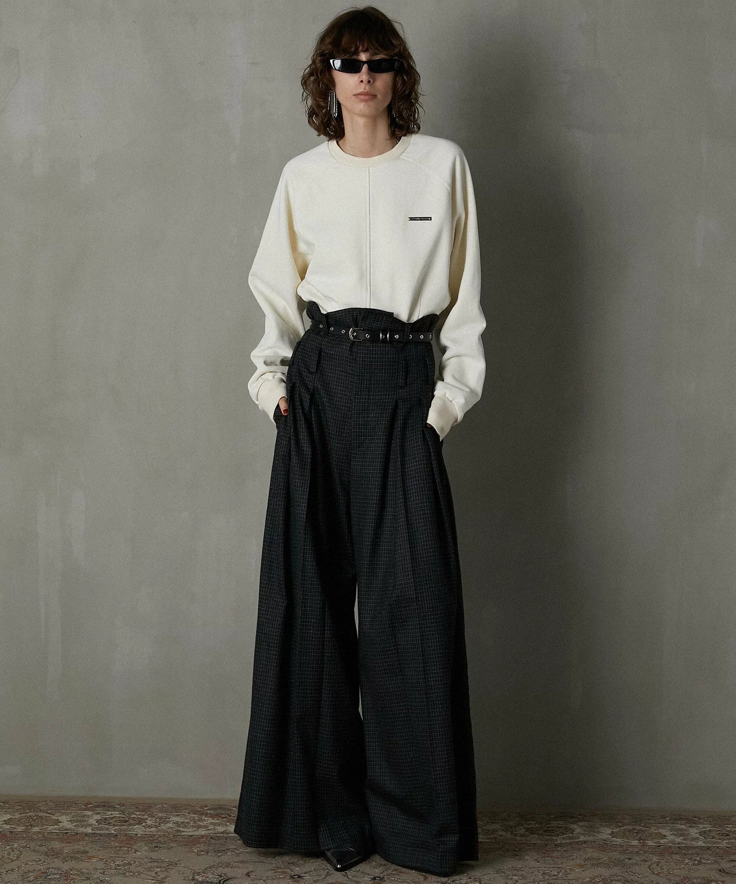 super high waist pants