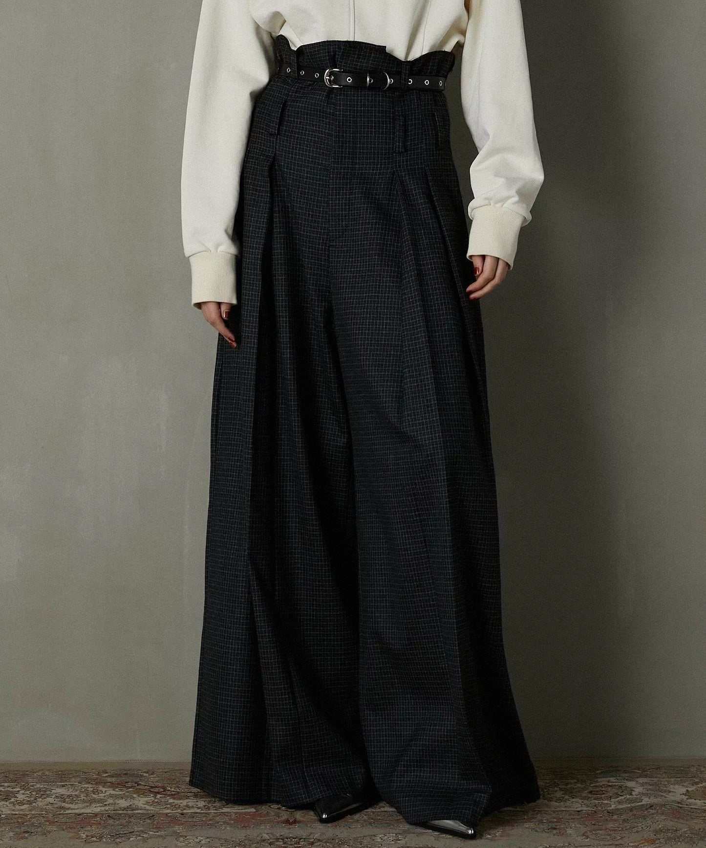 super high waist pants