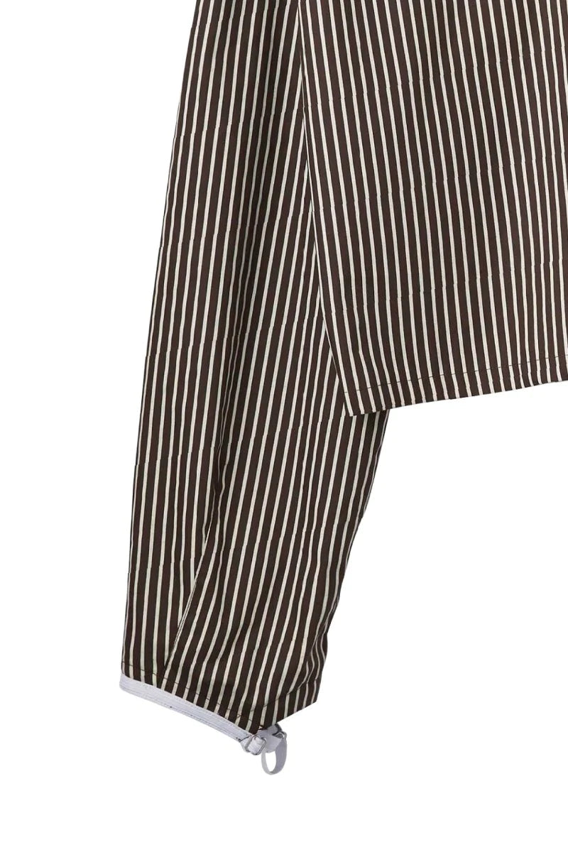 2way stripe volume shirt