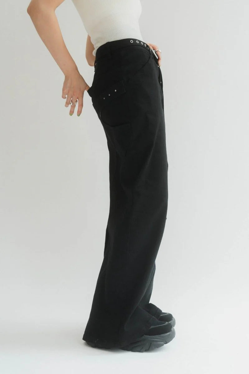 vintage studs long skirt