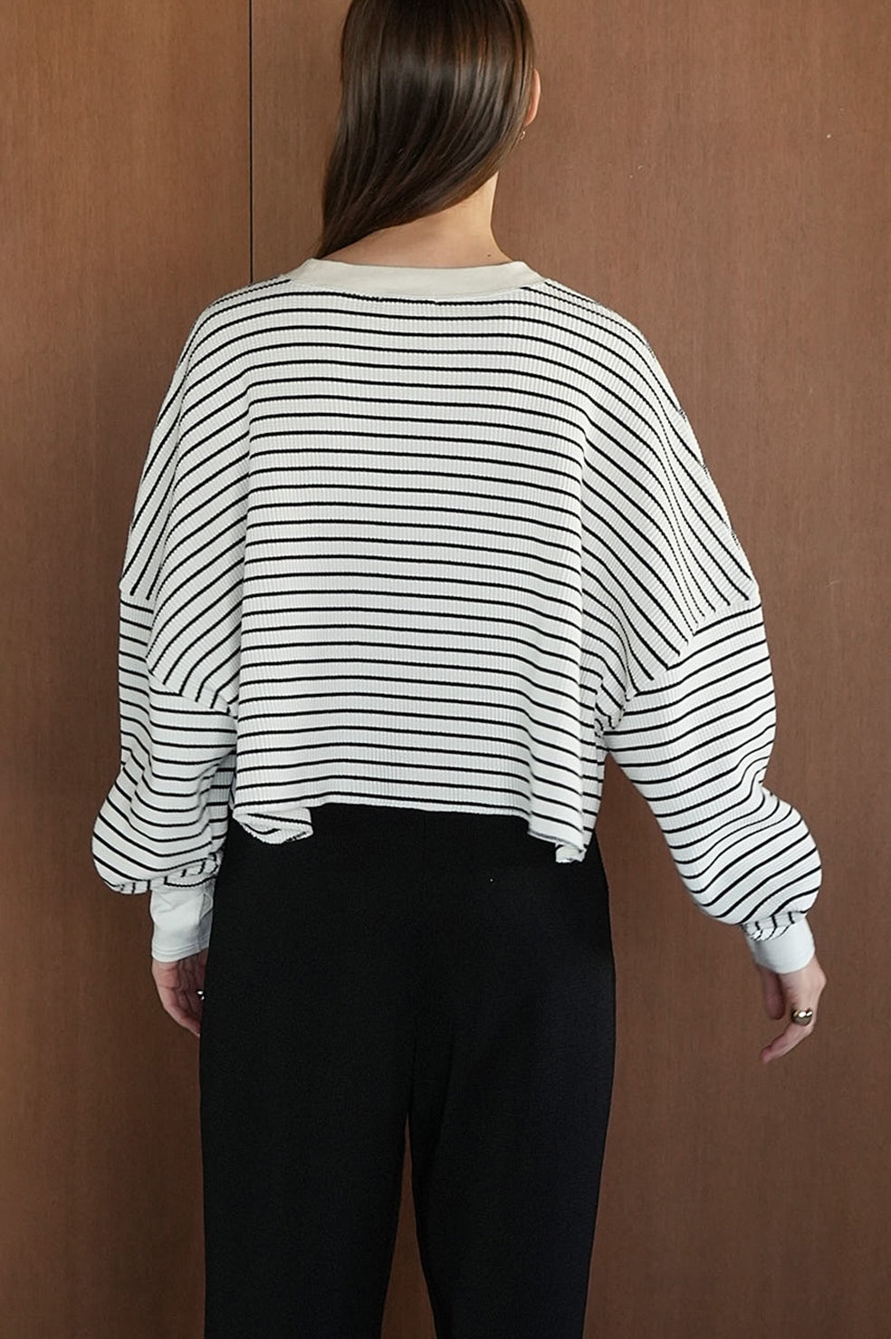 thermal cropped tops