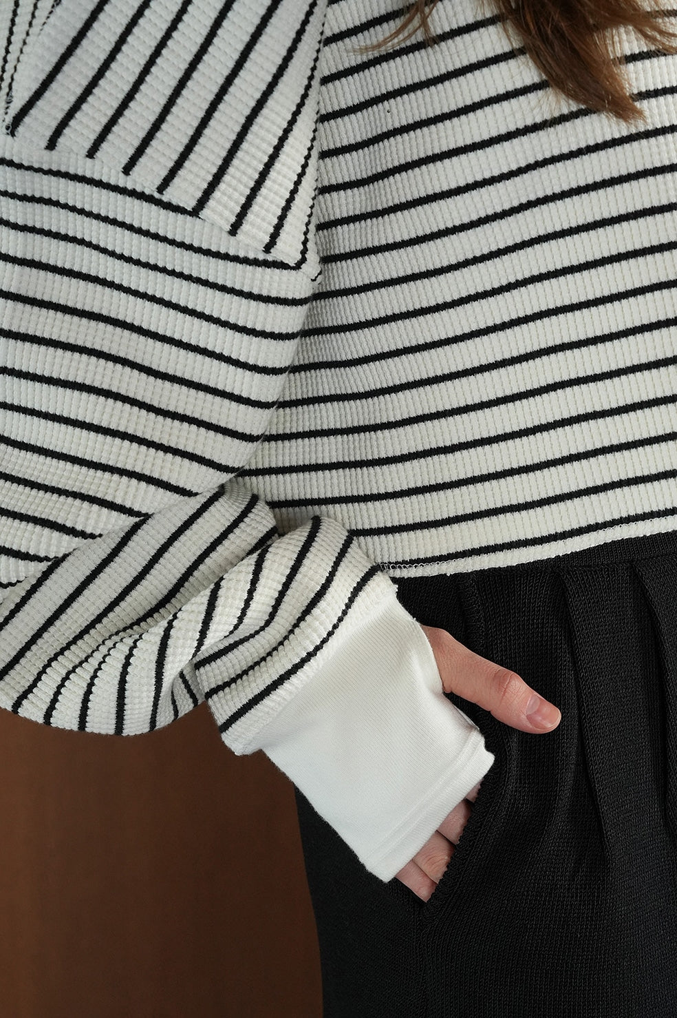thermal cropped tops