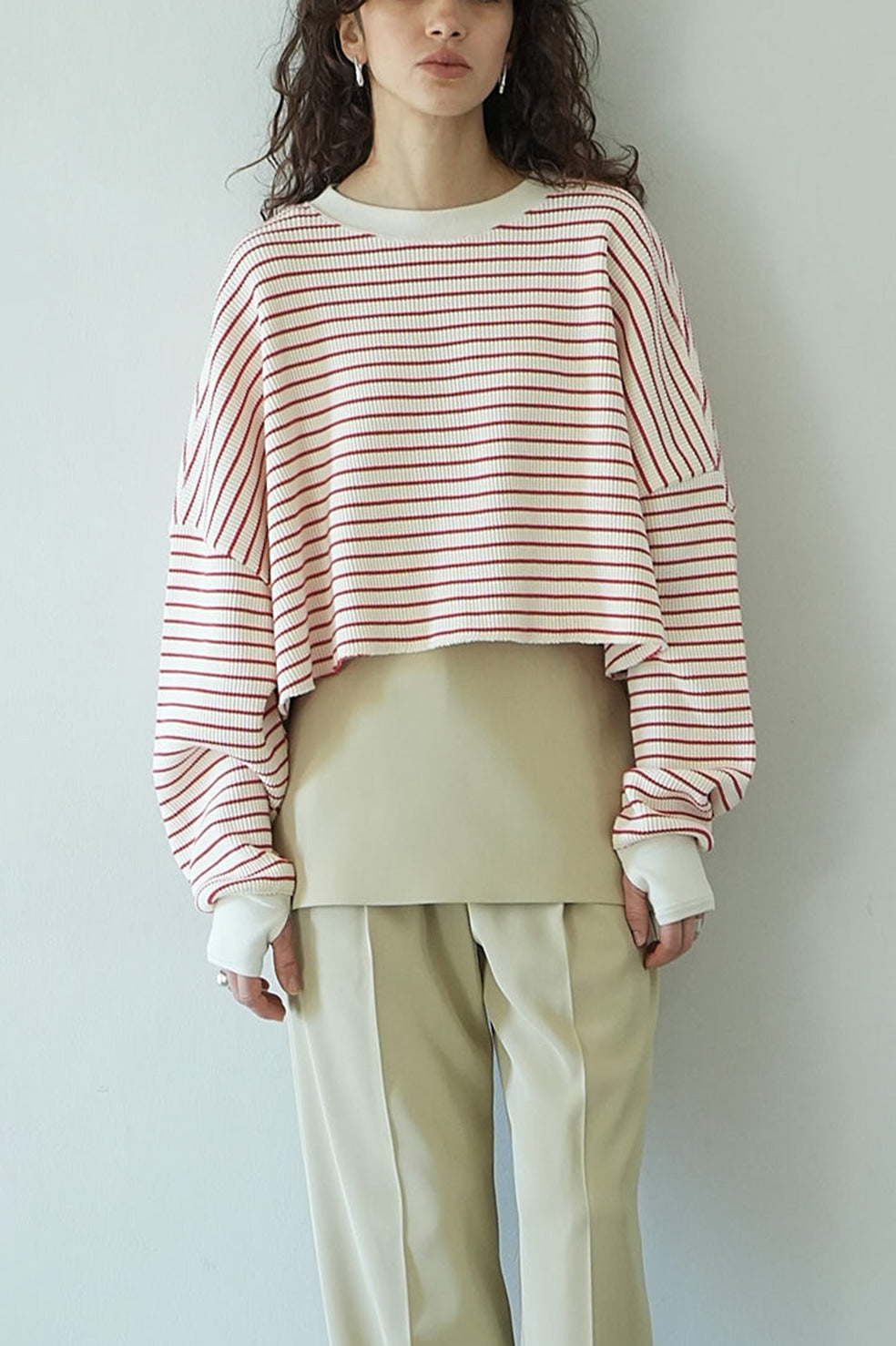 thermal cropped tops