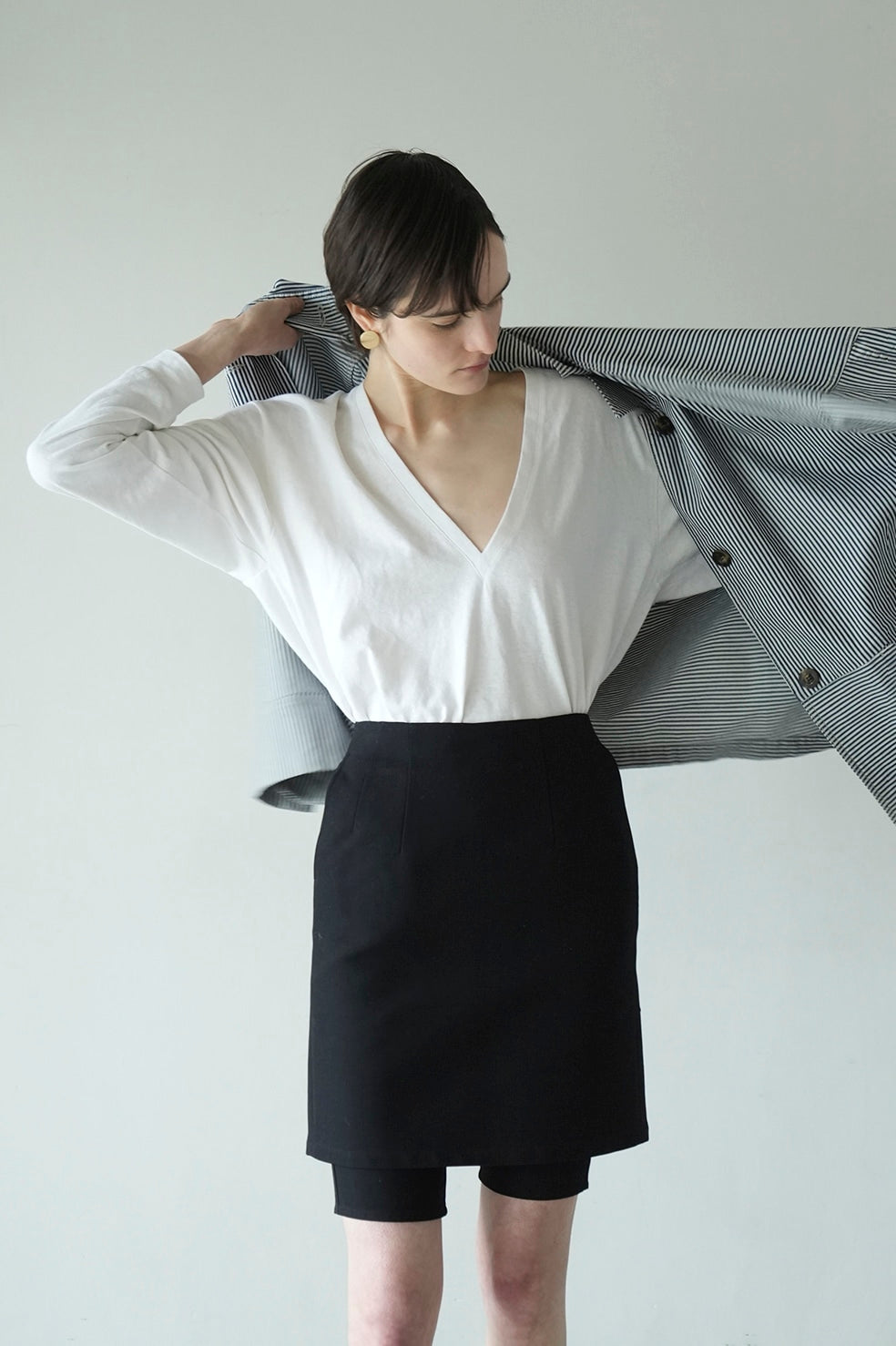 deep v neck tops